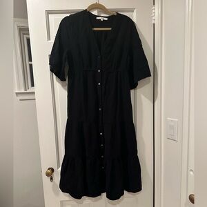 Xirena linen black dress size small